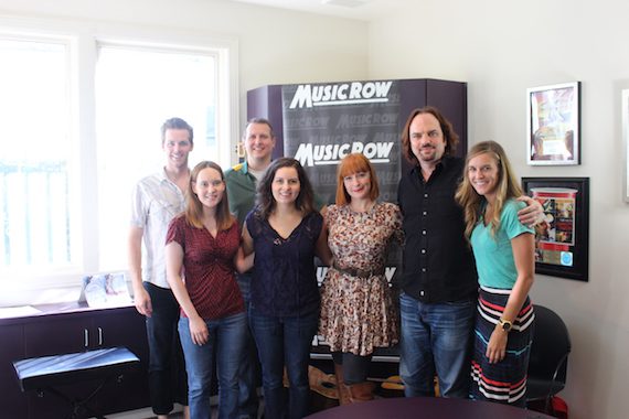Leigh Nash with MusicRow staffers.