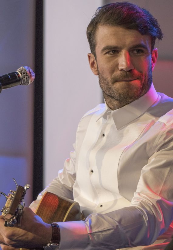 Sam Hunt performs Song of the Year "Leave the Night On" at ASCAP's Awards. 