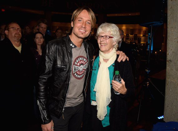 Keith Urban and Mary Martin. Photo: Rick Diamond/Getty Images for CMHOF
