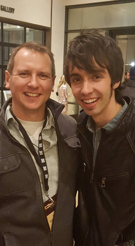 Pictured (L-R): MusicRow Chart Director Troy Stephenson and Mo Pitney