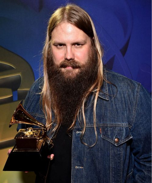 Best Country Solo Performance GRAMMY winner Chris Stapleton backstage. Photo: Mike Windle/WireImage.com