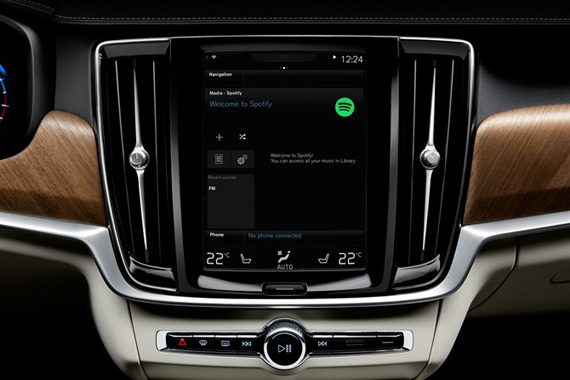 Volvo integrates Spotify. Photo: Volvo Car Group