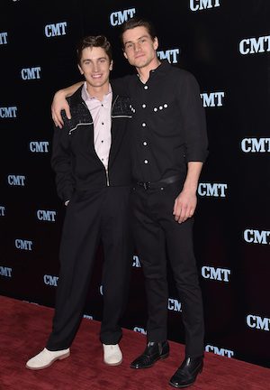 Drake Milligan and Kevin Fonteyne attend the 2016 Viacom Kids and Family Group Upfront on March 3, 2016 in New York City.  (Photo by Mike Coppola/Getty Images for Viacom)"