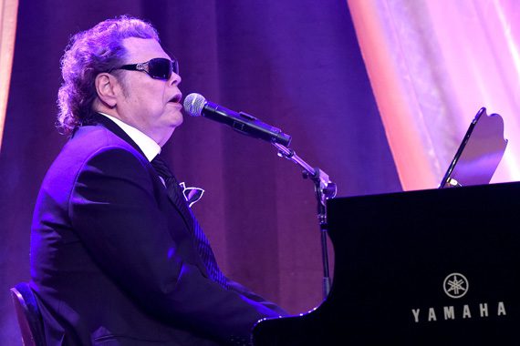 Ronnie Milsap performs onstage at the T.J. Martell Foundation 8th Annual Nashville Honors Gala at the Omni Nashville Hotel on February 29, 2016 in Nashville, Tennessee. (Photo: Rick Diamond/Getty Images for T.J. Martell)