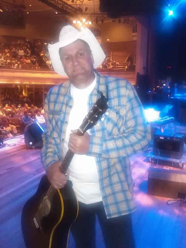Marty Brown at the Ryman Auditorium. Photo: Shellie Brown