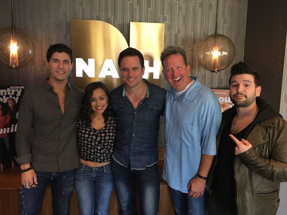 Pictured (L-R): Dan Smyers, Elaina Smith, Charles Esten, Shawn Parr, Shay Mooney 