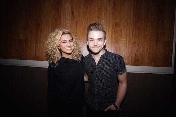Pictured (L-R): Tori Kelly, Hunter Hayes. Photo: Andrew Rose