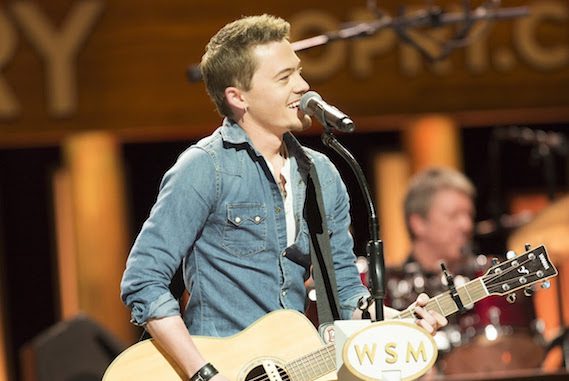 Jordan Rager makes his Grand Ole Opry debut. PHOTO: Grand Ole Opry / Chris Hollo 