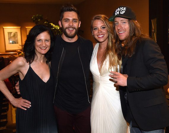 LAS VEGAS, NEVADA - APRIL 03: Musician Thomas Rhett and guests attend the celebration of The 51st Annual ACM Awards with Big Machine Label Group at MGM Grand Hotel & Casino on April 3, 2016 in Las Vegas, Nevada. (Photo by Rick Diamond/ACM2016/Getty Images for Big Machine Label Group)
