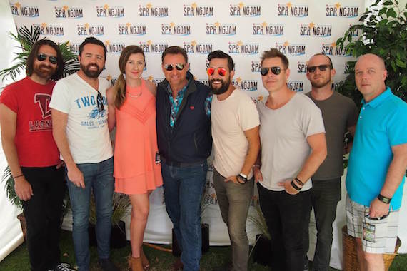 Pictured: Old Dominion with Tess Connell, Shane Collins, and Sony Music's RG Jones.