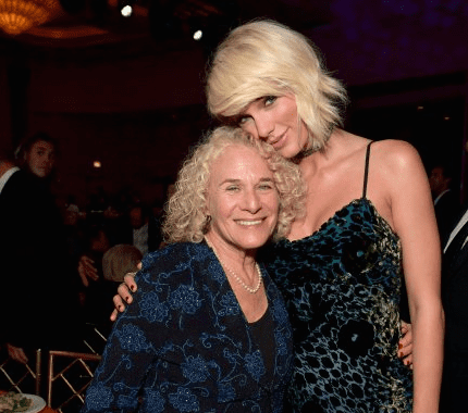 Pictured (L-R): Songwriter Carole King and honoree Taylor Swift attend The 64th Annual BMI Pop Awards. Photo: Lester Cohen/Getty Images for BMI