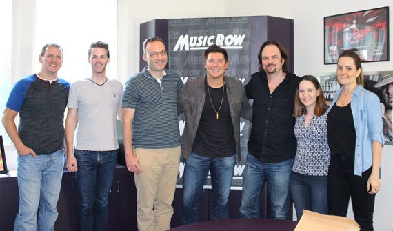 Adam Craig with MusicRow staff.