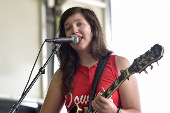 Lucy Dacus on the 2016 BMI Stage at Lollapalooza.