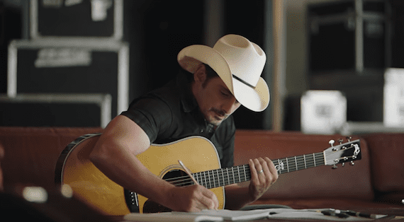 Brad Paisley in the new Nationwide campaign.
