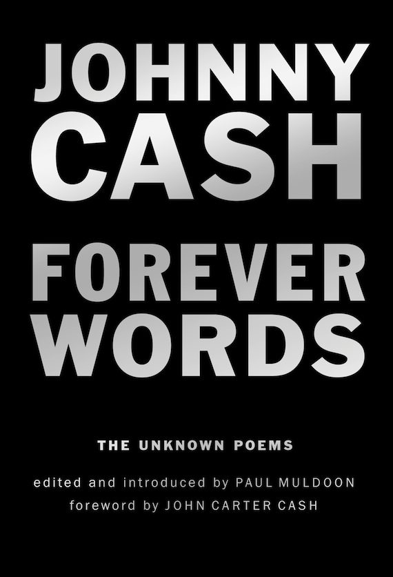 Johnny Cash poetry book cover