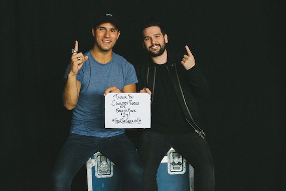 Dan + Shay Celebrate "From The Ground Up" Hitting No. 1. Photo: Rob Norris