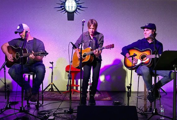 Pictured (L-R): Jon Nite, Keith Urban, Ross Copperman. Photo: UMG Nashville/Facebook