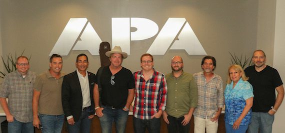Pictured (L-R): APA’s Jeff Hill, Vector’s Ross Schilling, APA’s Frank Wing, Jack Ingram, APA’s Luke Cahill, Heath Baumhor, Steve Lassiter and Bonnie Sugarman and Vector’s John Ingrassia. 