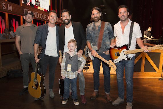 Old Dominion with Ian. Photo: Chris Hollo for the Grand Ole Opry