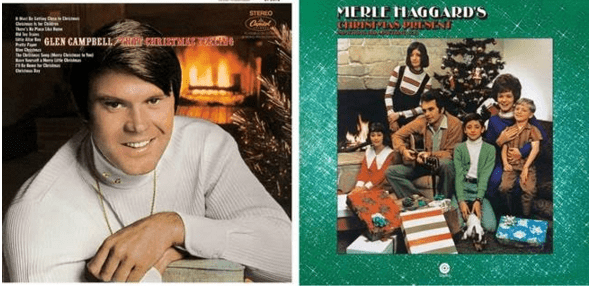 Glen Campbell Merle Haggard Christmas albums