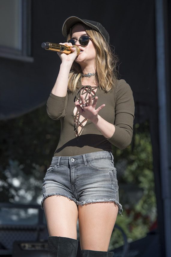 Nashville-based BMI singer-songwriter Maren Morris tore through her set on the BMI Stage at ACL Fest. Fans packed the area in front of the stage to listen to her country hits. Photo: Erika Goldring. 