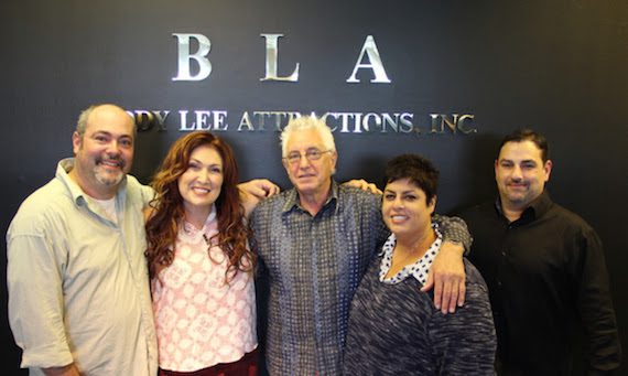 Pictured (L-R): BLA VP Mike Meade, Jo Dee Messina, BLA SR. VP David Kiswiney, BLA CEO & Co-Owner Donna Lee &BLA Co-Owner Tony Lee