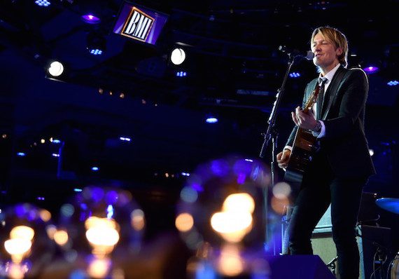Keith Urban performs onstage at the 64th Annual BMI Country Awards. Photo: John Shearer/Getty Images for BMI