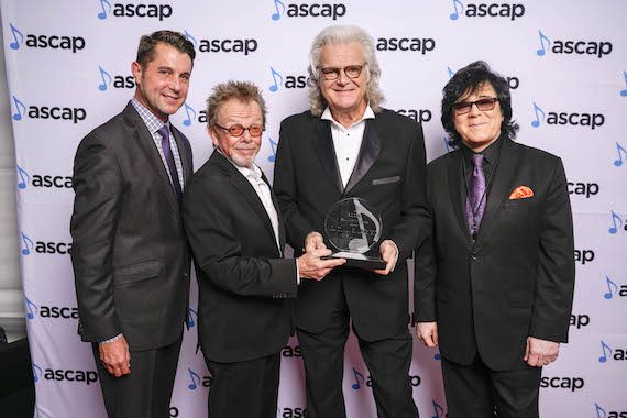 ASCAP's Michael Martin and President and Chairman Paul Williams, ASCAP Founders Award honoree Ricky Skaggs, and ASCAP EVP of Membership John Titta 