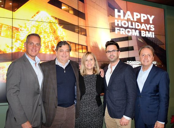  Pictured: (L-R): BMI’s Mike O’Neill, Anderson Benson’s George Anderson, Mayor Megan Barry, Anderson Benson’s Brent Daughrity and BMI’s Jody Williams. Photo: Steve Lowry.