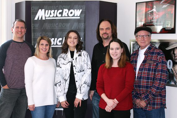 Bailey Bryan with MusicRow staff.