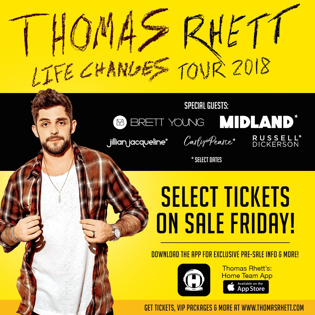 Thomas rhett tour dates