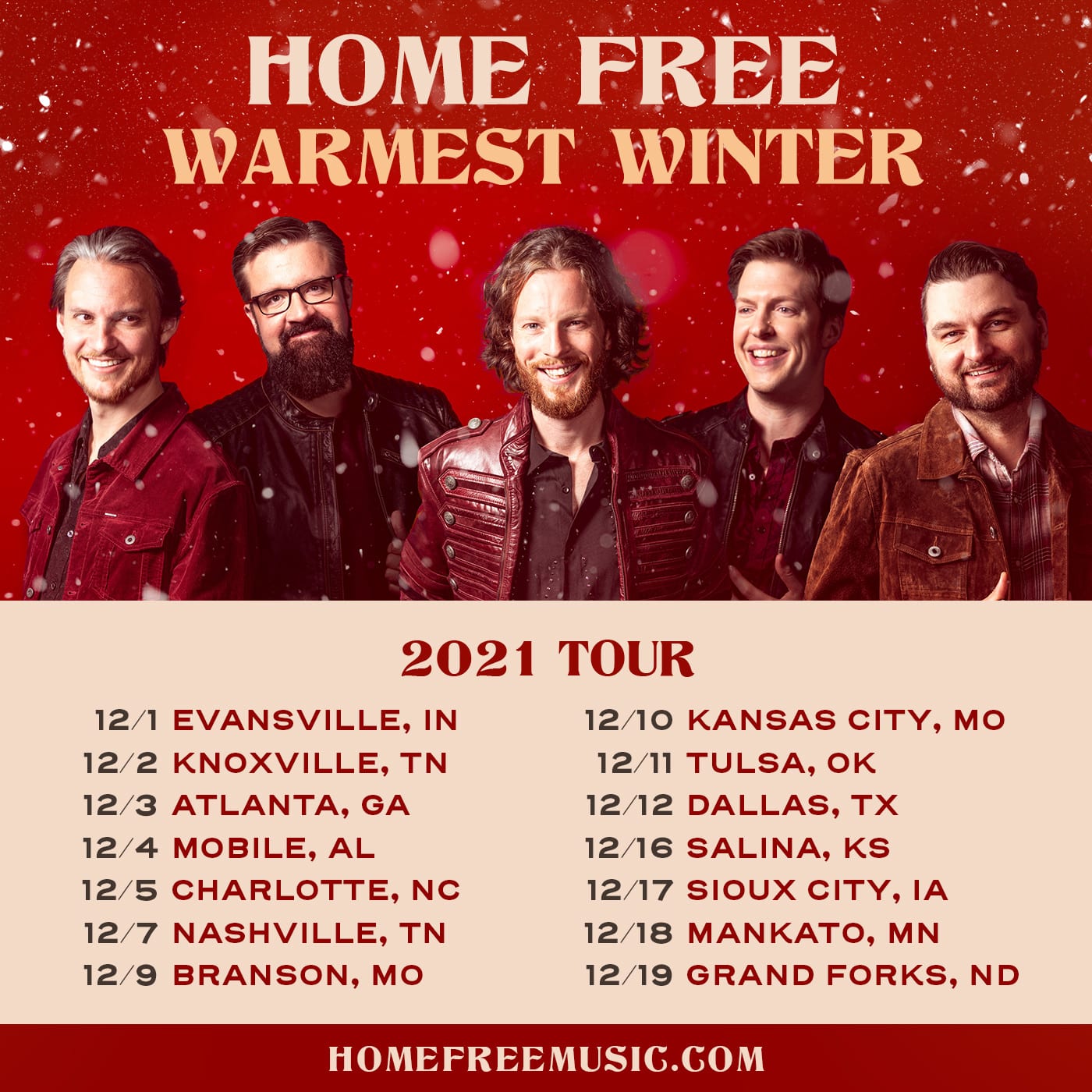 Home Free A Country Christmas Concert In Orlando Florida 2021