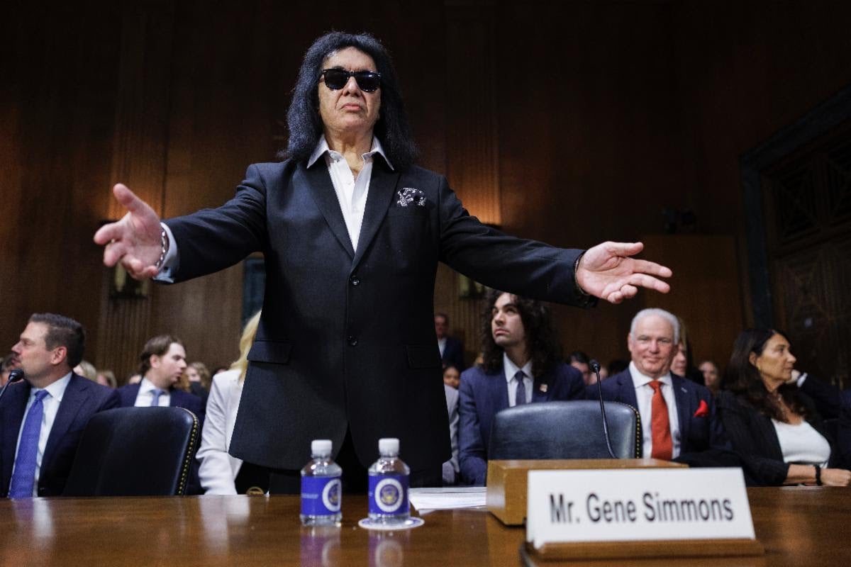 Michael Huppe & Gene Simmons Testify Before Congress For American Music Fairness Act