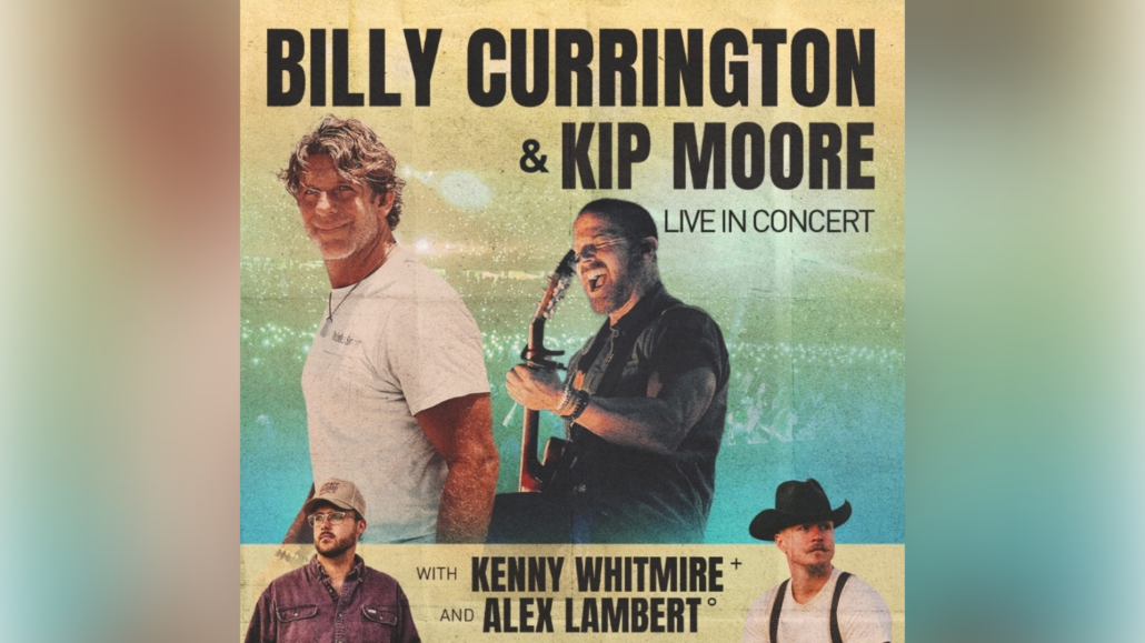 Billy Currington & Kip Moore To Team For New ‘Live In Concert Tour’ This Summer