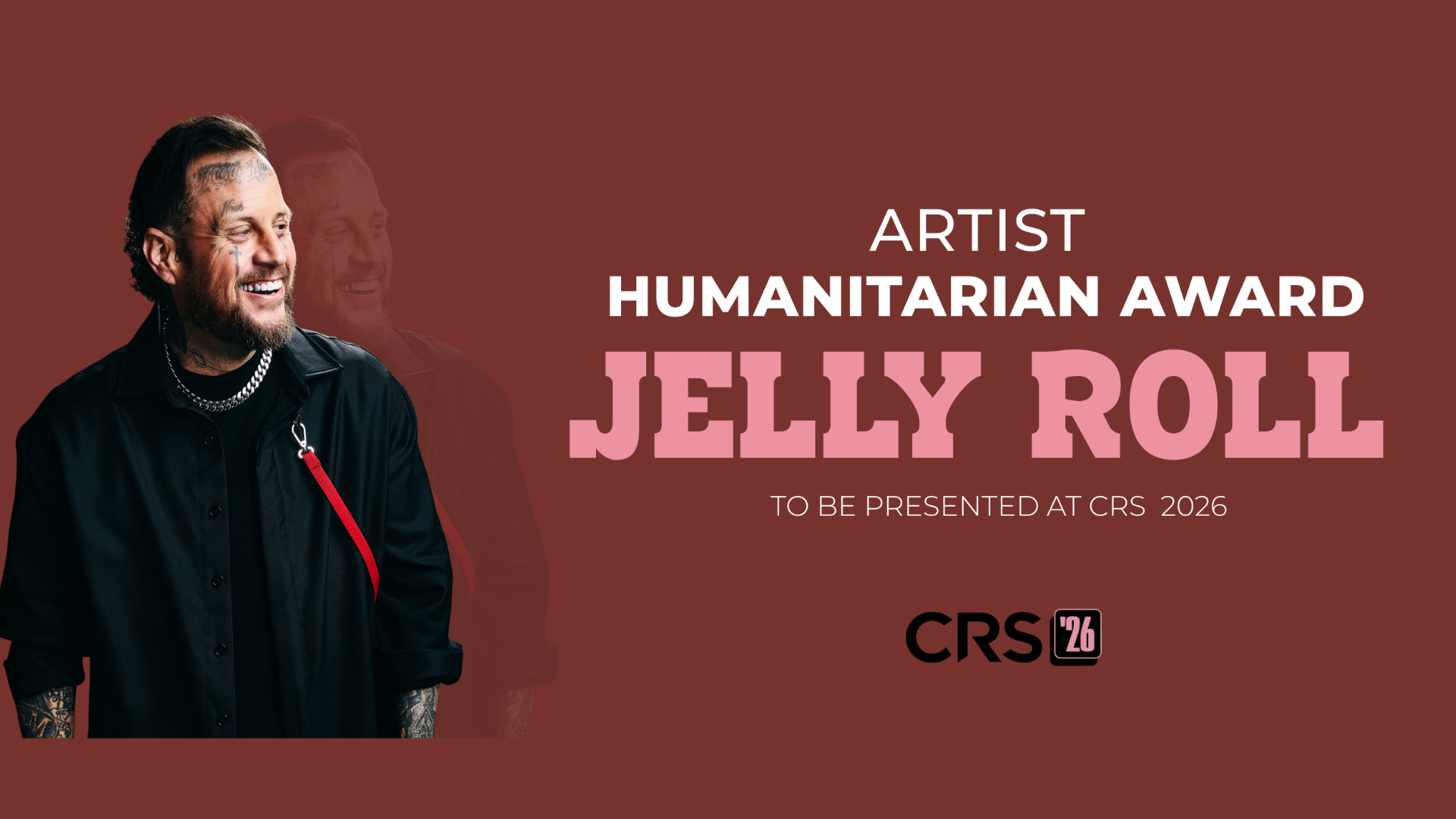 Jelly Roll To Receive 2026 CRB Artist Humanitarian Award