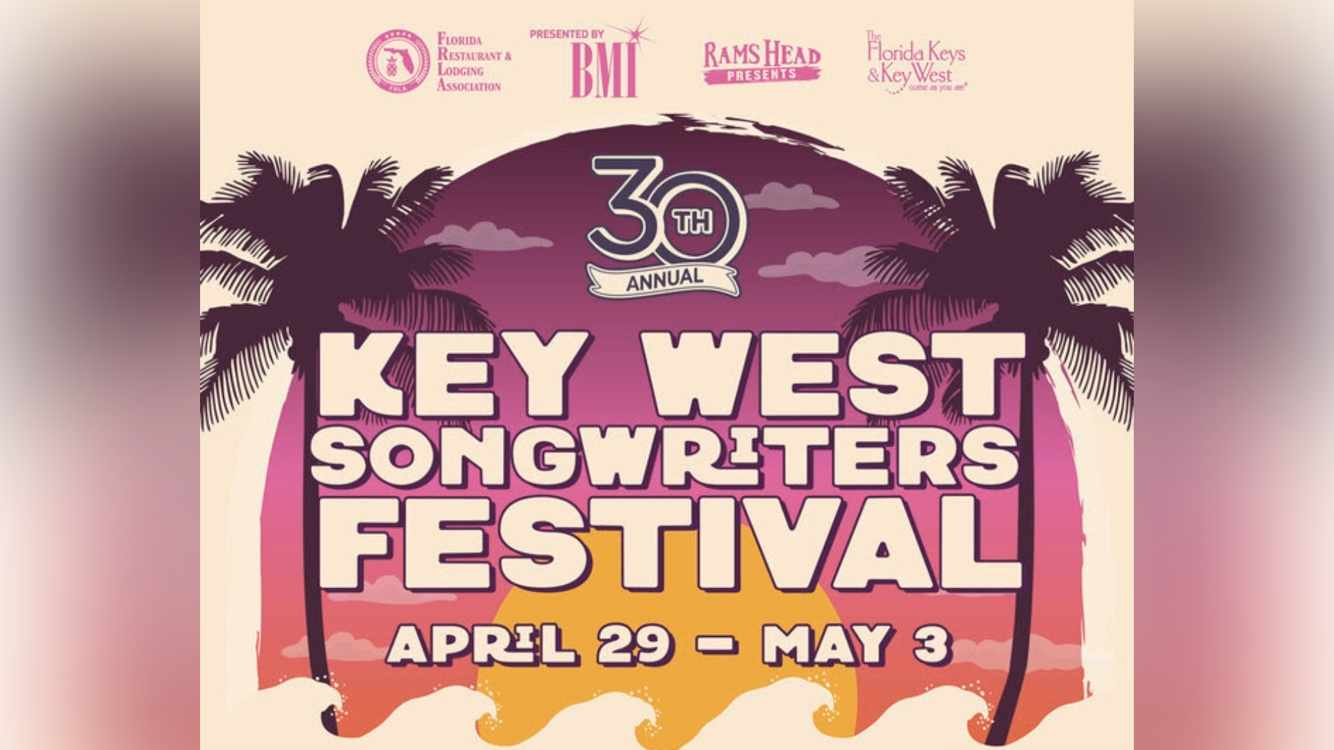 Key West Songwriters Festival Unveils Lineup For Landmark 30th Anniversary