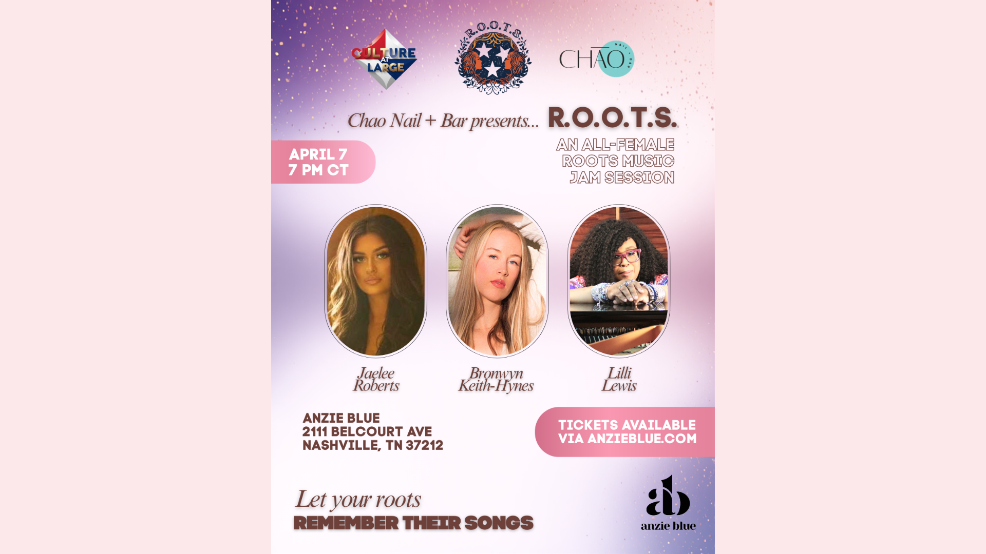 ‘Culture At Large’ To Launch First Live Performance Event